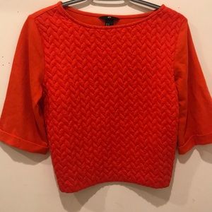 Textured sweater shirt